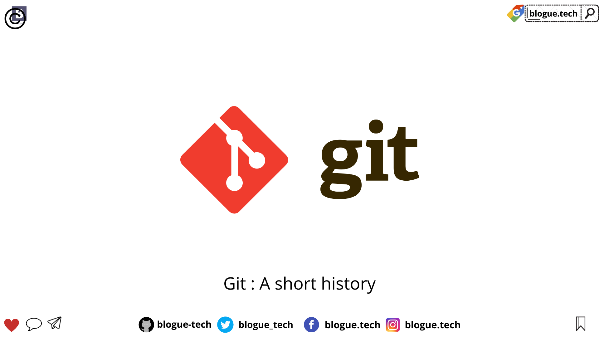 Git : A short history